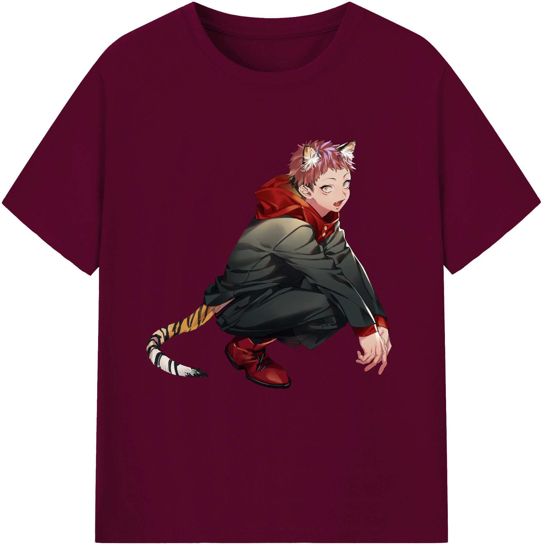 （画像用） 呪術廻戦 Jujutsu Kaisen レディースカジュアルプリントTシャツ（綿100％）